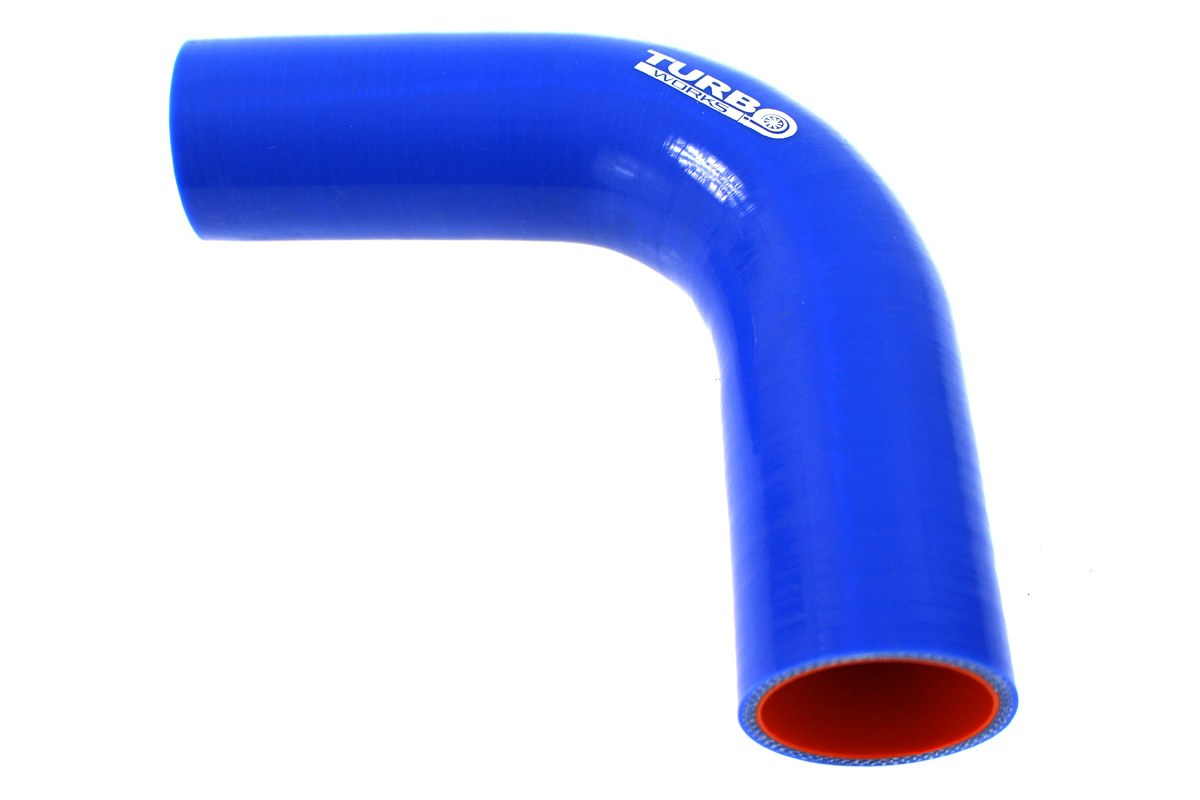 Silikónová hadica - koleno 90° Pro Blue 63 mm XL